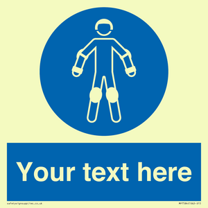 Custom protective roller sport equipment must be worn